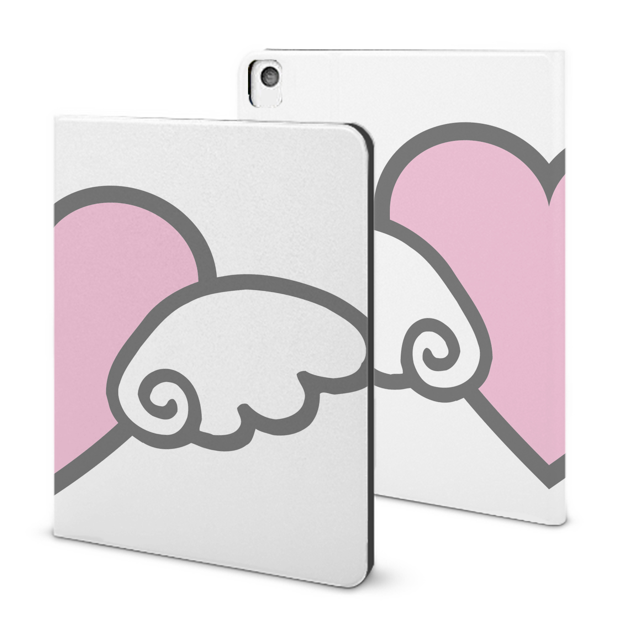 （画像用） Hello Kitty ハローキティ IPadケース ペンホルダー付き ブックスタイルデザイン